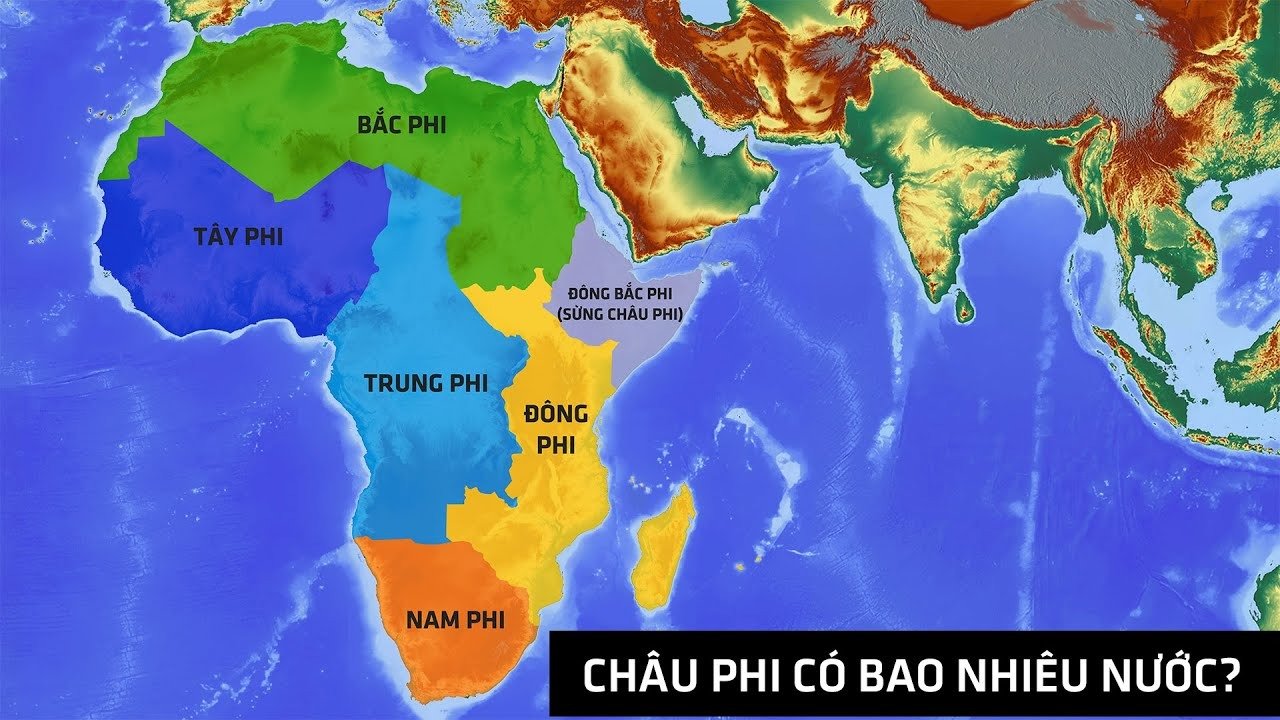 Châu Phi gồm những nước nào? Cập nhật danh sách mới nhất