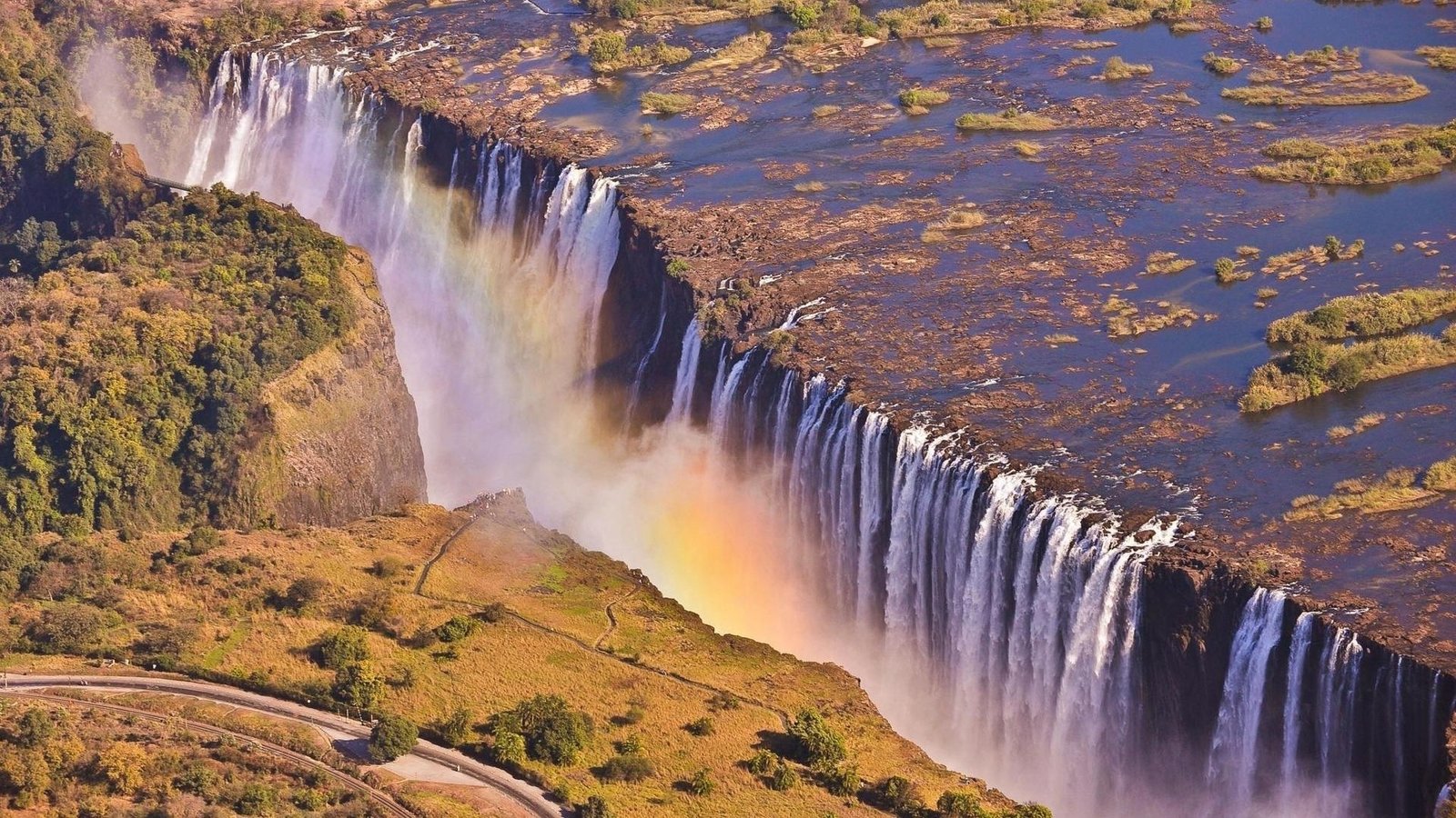 Thác Victoria, Zambia và Zimbabwe