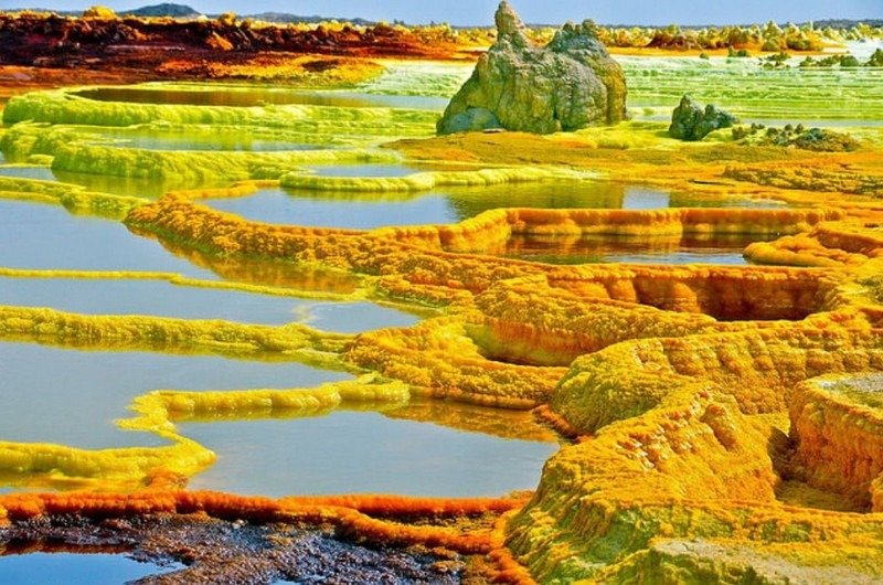 Danakil - “Hoả diệm sơn” nóng bỏng của Ethiopia 