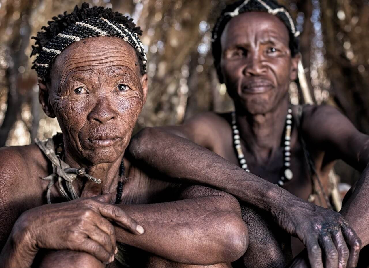 bộ lạc San Bushmen Châu Phi