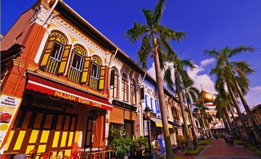 Khu phố Kampong Glam nằm ở đâu?