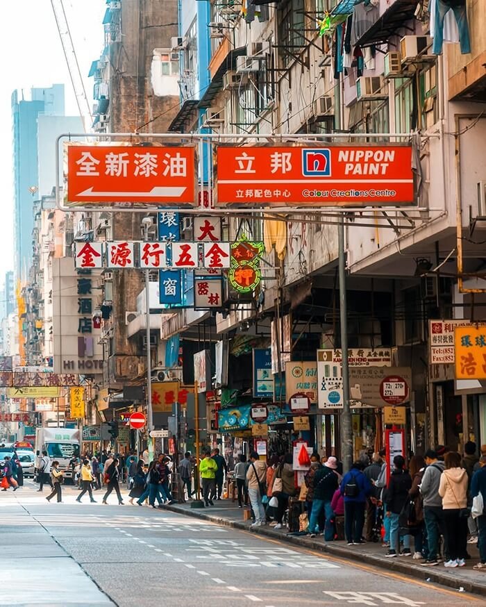 Vẻ đẹp hoài cổ ở Mongkok