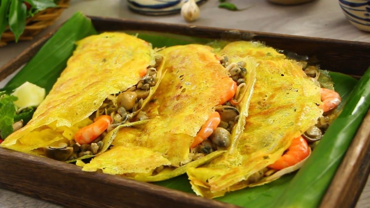 Bánh xèo củ hủ dừa