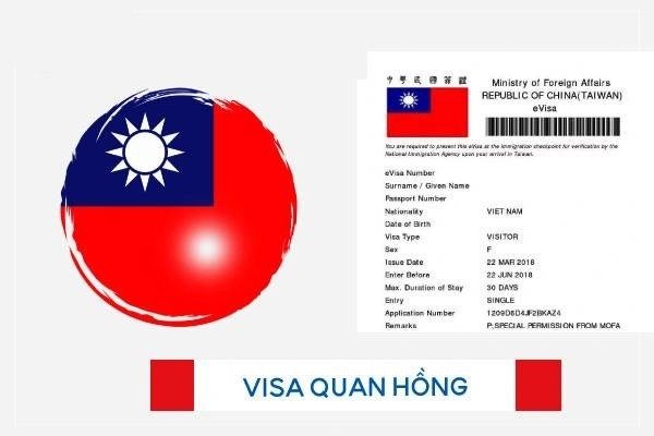 Visa Quan Hồng Đài Loan là gì? Những lưu ý khi xin
