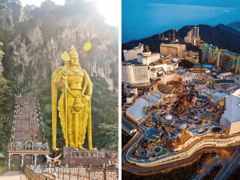 những điểm đến nổi tiếng khi du lịch Malaysia 