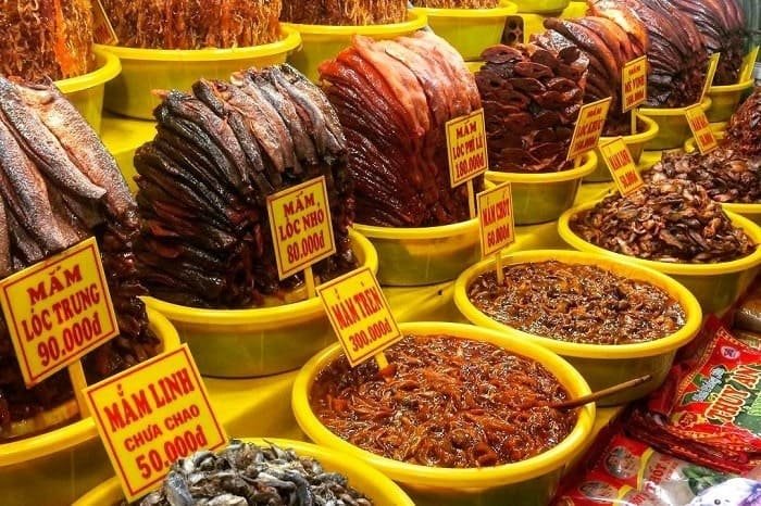 Các loại mắm An Giang