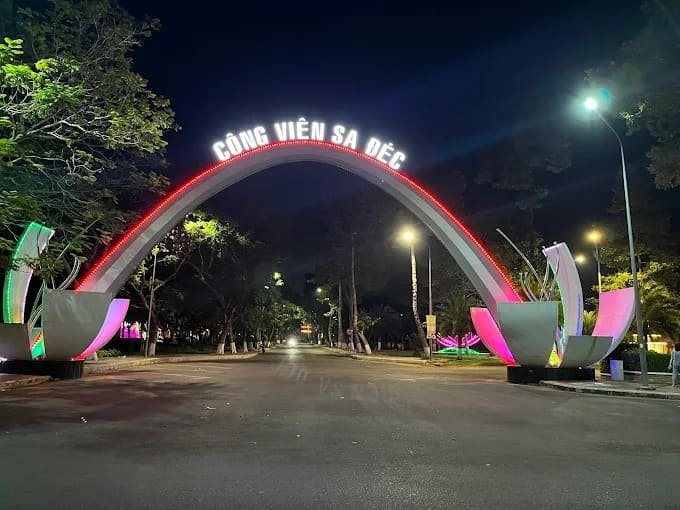 Cách di chuyển đến công viên Sa Đéc